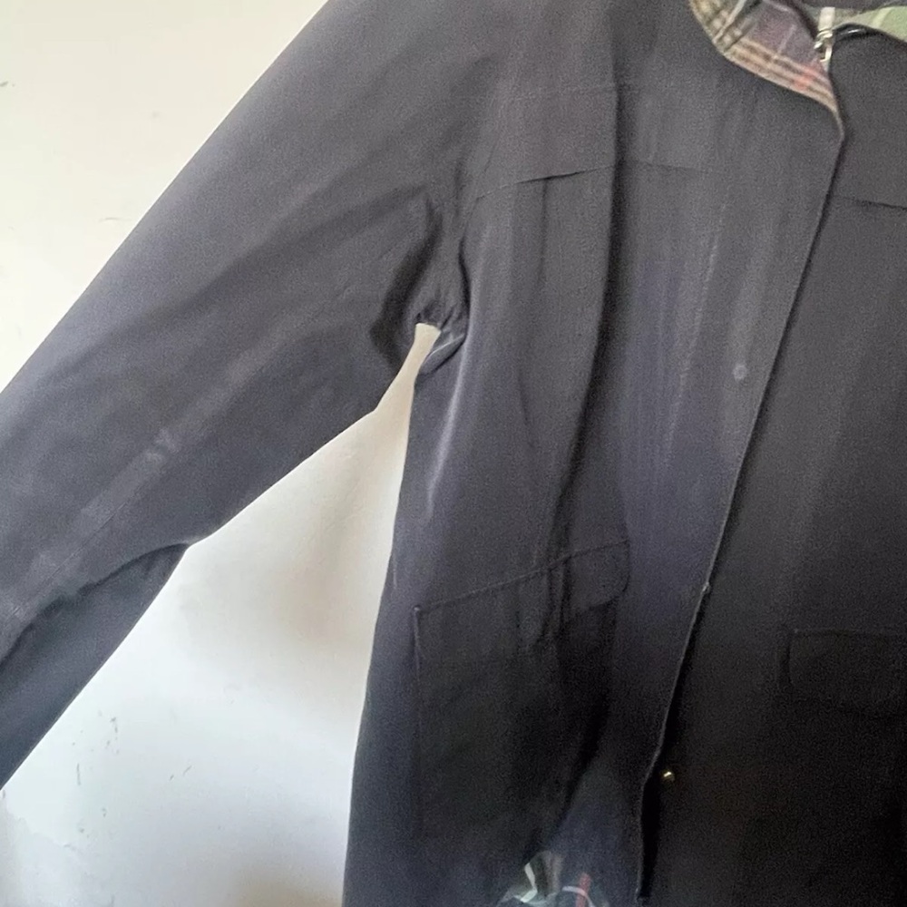 Pendleton Women’s Jacket Size Large Dark Gray Pla… - image 6